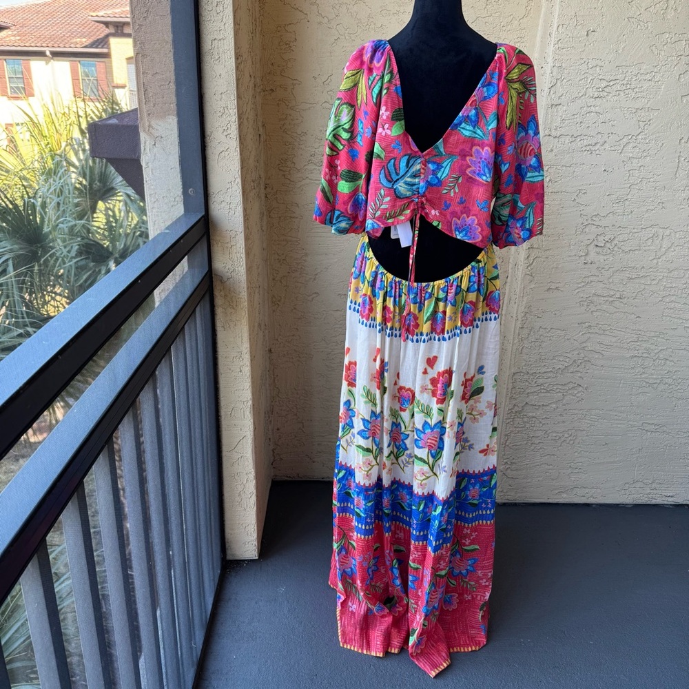 Johnny Was Rumba Maxi Dress Sz XL Patchwork Vacation NWT - Picture 5 of 15